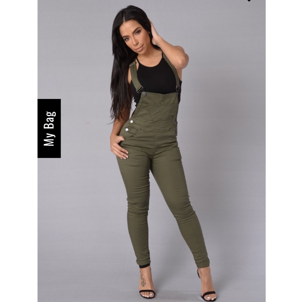 Exclusive Overalls - Olive